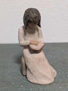 Willow Tree "Wisdom" Woman Girl Reading Figurine by Susan Lordi 2003 Demdaco
